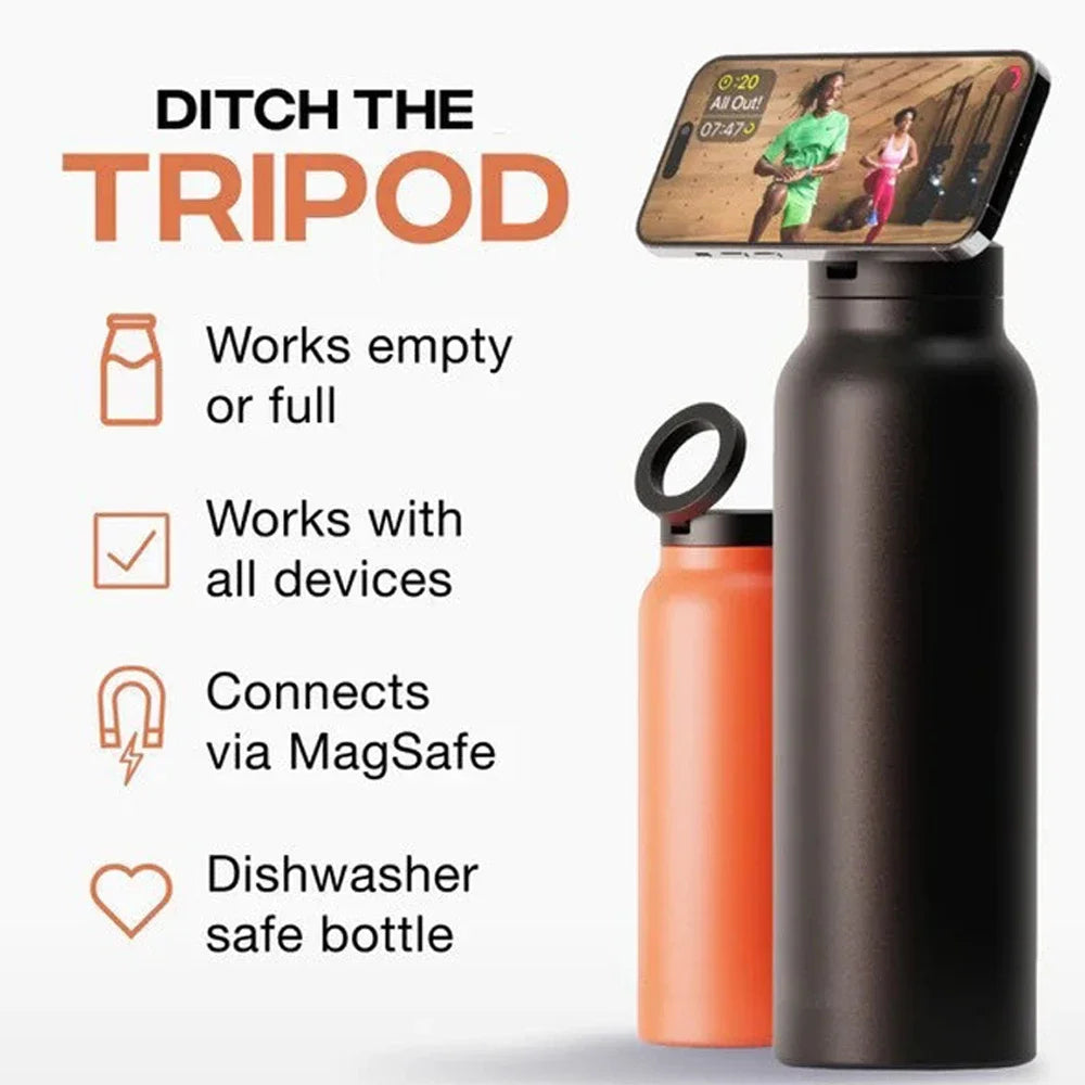 Ringo Insulated Water Bottle | MagSafe Bottle with Phone Holder