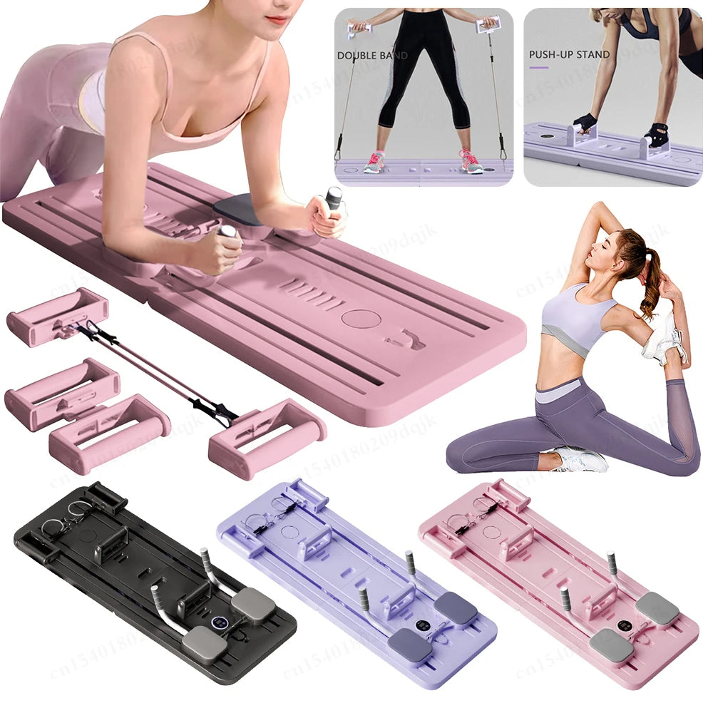 Pilates Board – Multifunctional Abdominal Board, Ab Trainer Machine, Core & Abs Workout Equipment, Full-Body Exercise Board