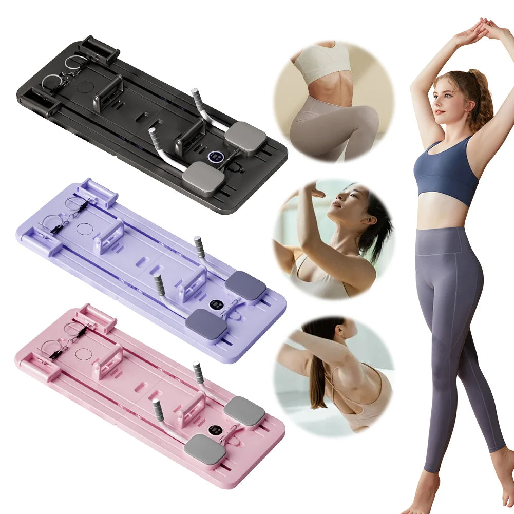 Pilates Board – Multifunctional Abdominal Board, Ab Trainer Machine, Core & Abs Workout Equipment, Full-Body Exercise Board