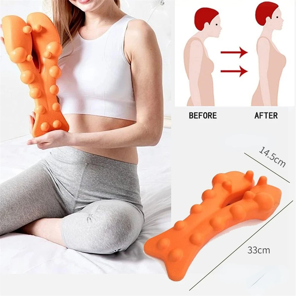 Trapezius Trigger Point Massager – Neck & Shoulder Pain Relief, Posture Corrector, Suboccipital Release Tool