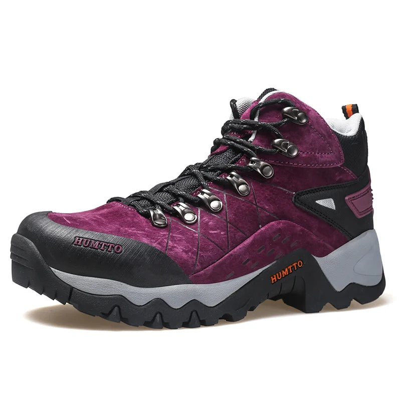 Women's Waterproof Hiking Shoes – Leather & Winter-Ready