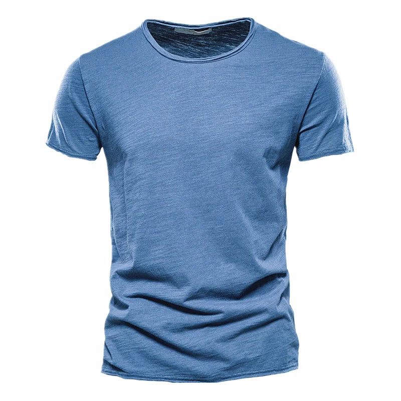 Men's 100% Cotton Performance T-Shirt – Short Sleeve Adventure Wear