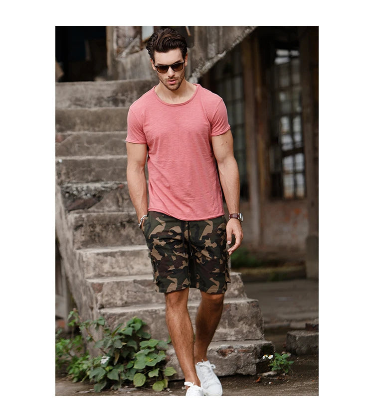 Men's 100% Cotton Performance T-Shirt – Short Sleeve Adventure Wear