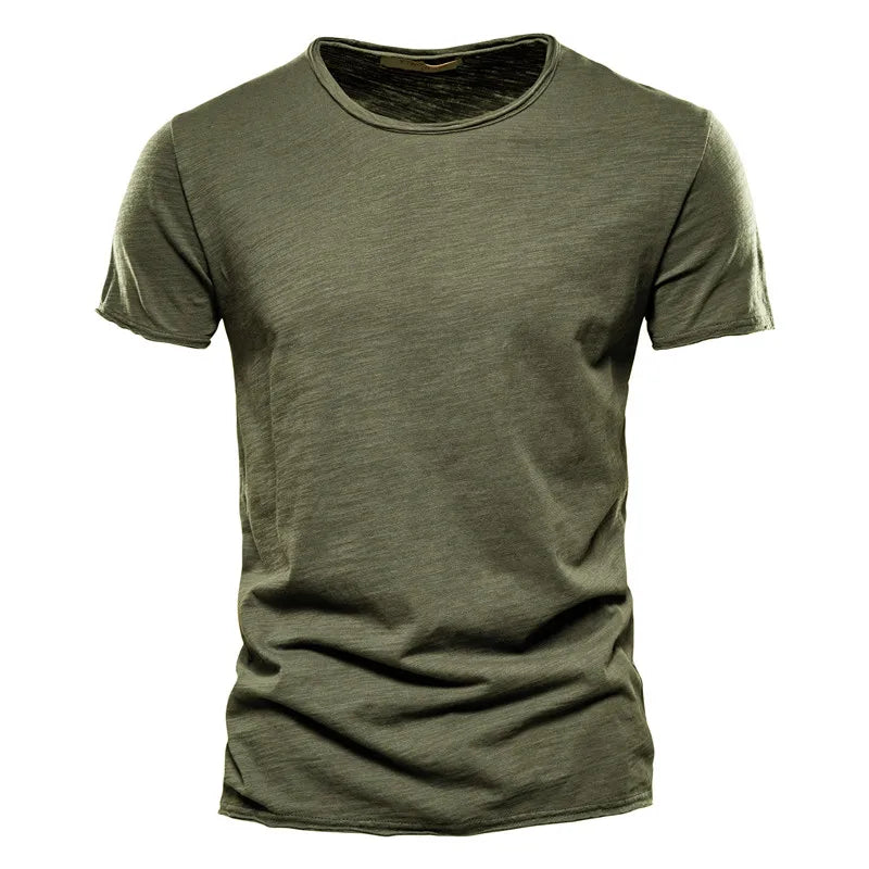 Men's 100% Cotton Performance T-Shirt – Short Sleeve Adventure Wear