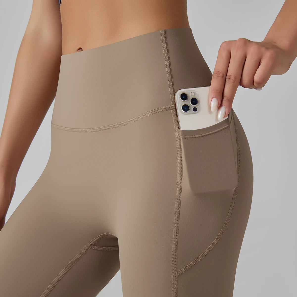 High-Waist Leggings with Pockets