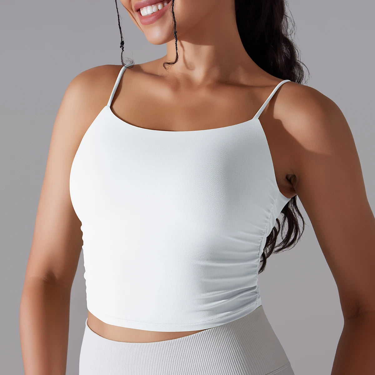 Women's Seamless Cropped Support Bra