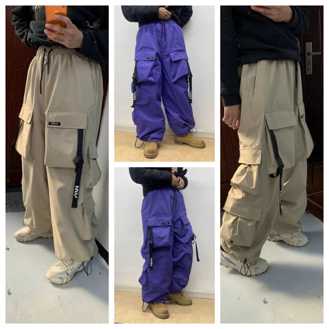 Unisex Oversized Waterproof Ski Pants – Thermal & Breathable