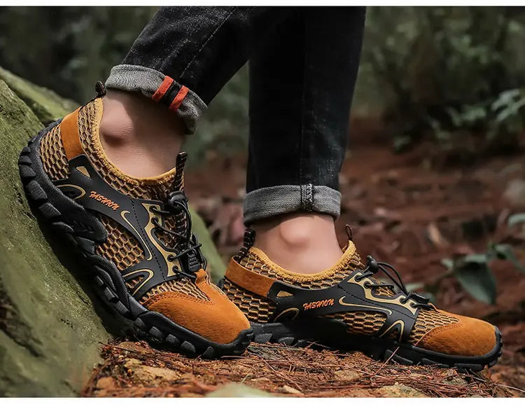 Men’s Outdoor Hiking Shoes – Anti-Slip Trekking Sneakers