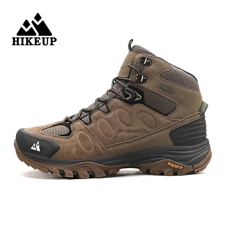 Men’s High-Top Hiking Boots – Non-Slip Winter Trekking Shoes