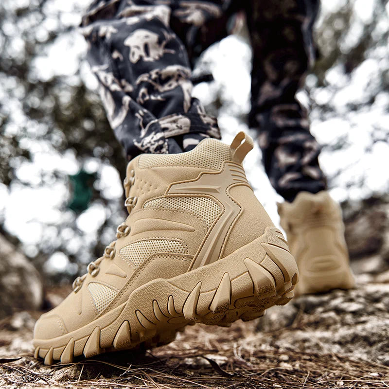 Men’s Tactical Combat Boots – Durable Hiking & Hunting Shoes