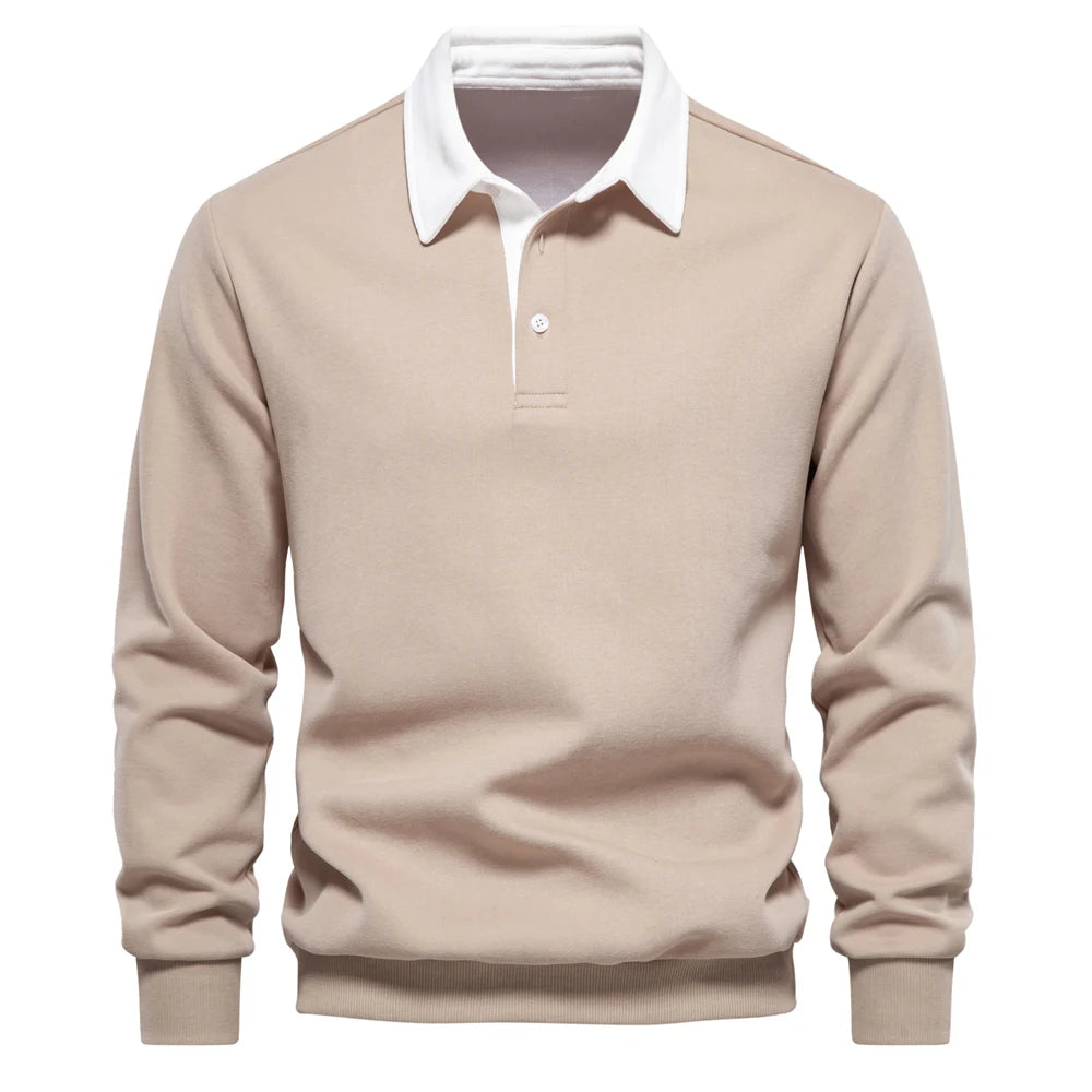 Men’s Polo Neck Sweatshirt