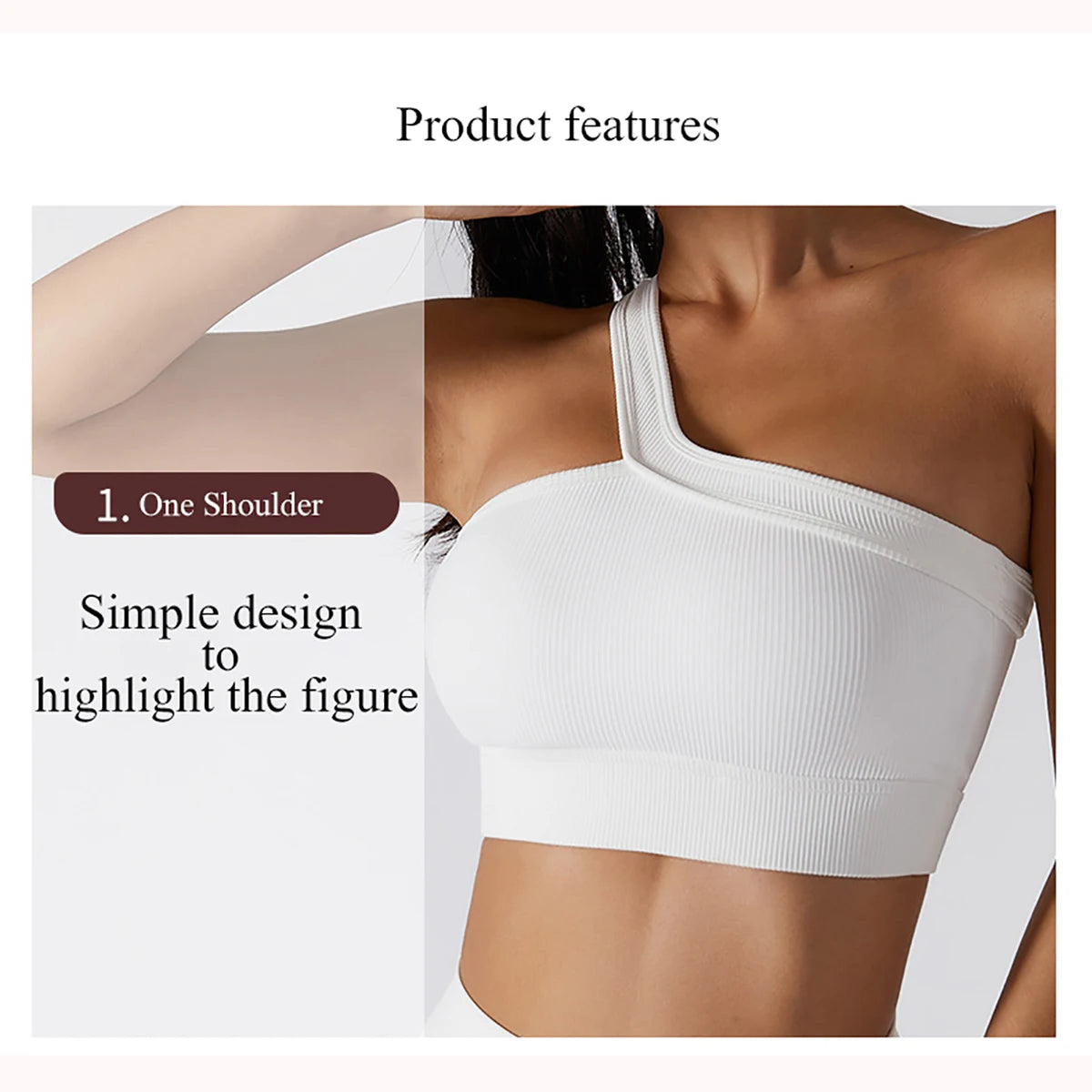 Women’s One-Shoulder Sports Bra