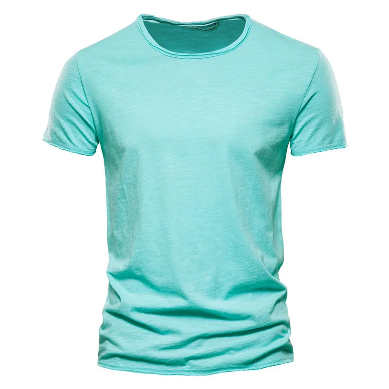 Men's 100% Cotton Performance T-Shirt – Short Sleeve Adventure Wear