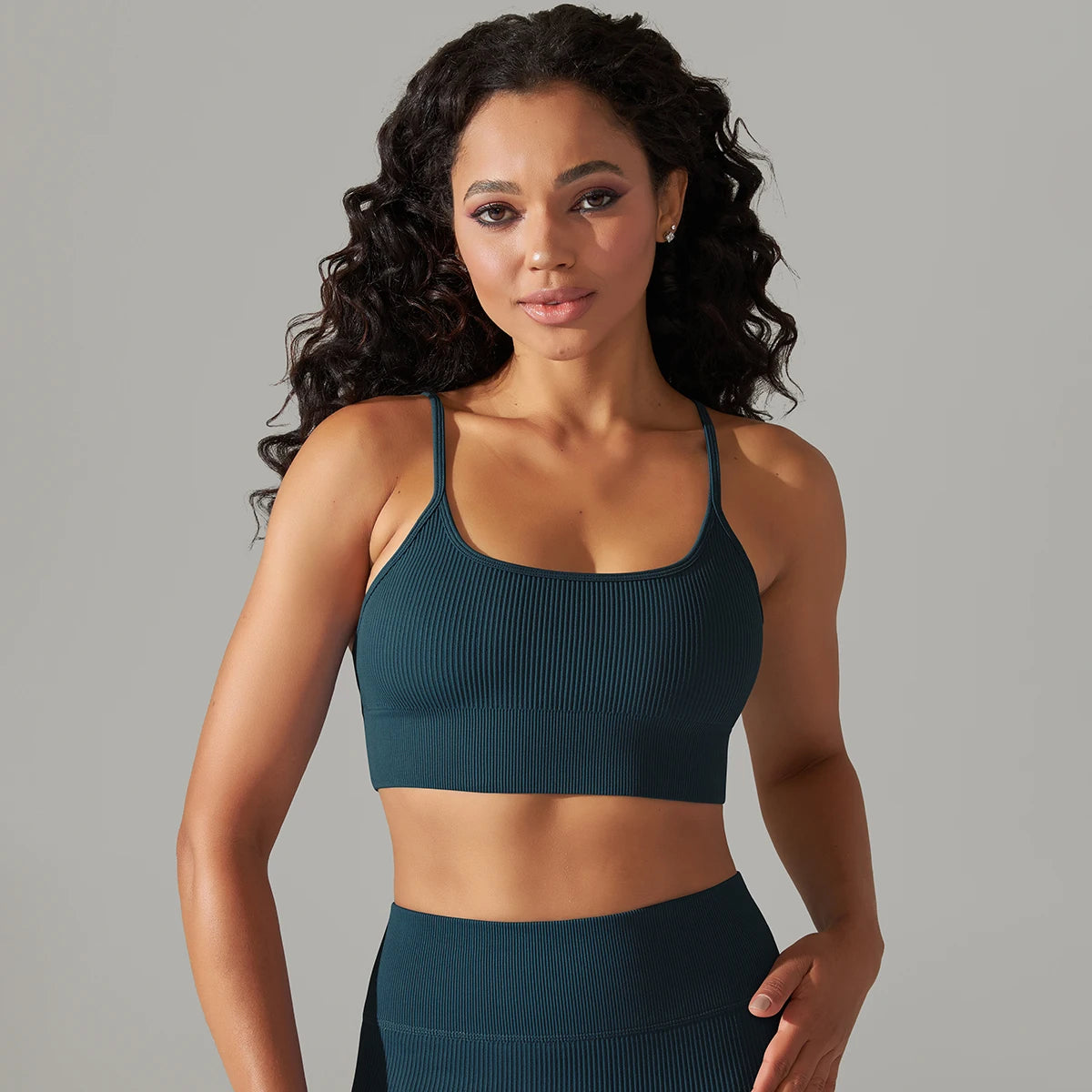 Seamless Supportive Bra with Adjustable Straps