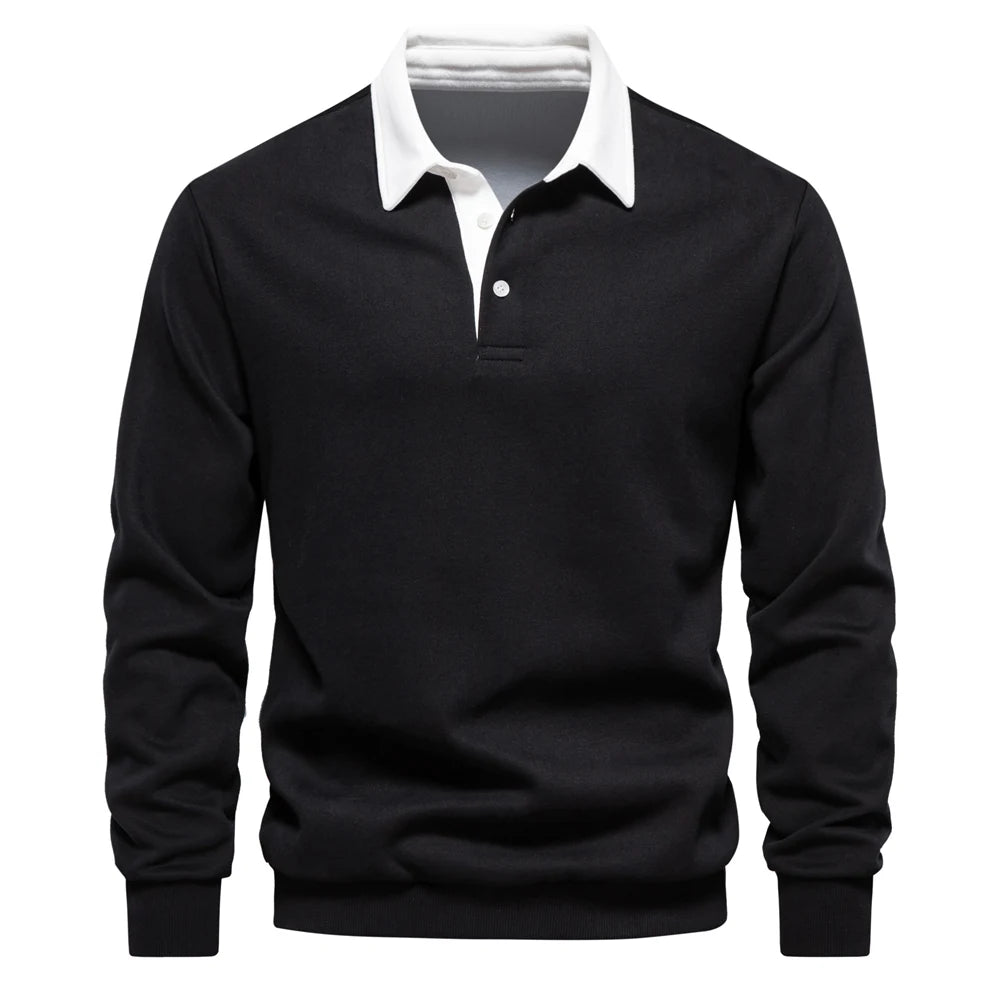 Men’s Polo Neck Sweatshirt