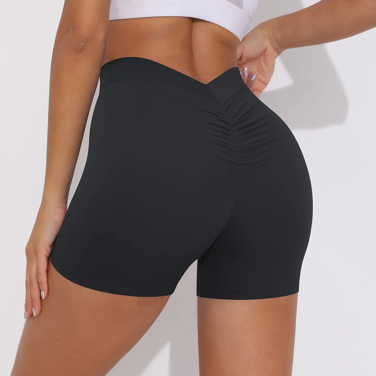 High-Waist Stretch Shorts – Sculpting & Comfortable