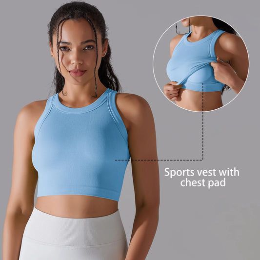 Seamless Padded Crop Top