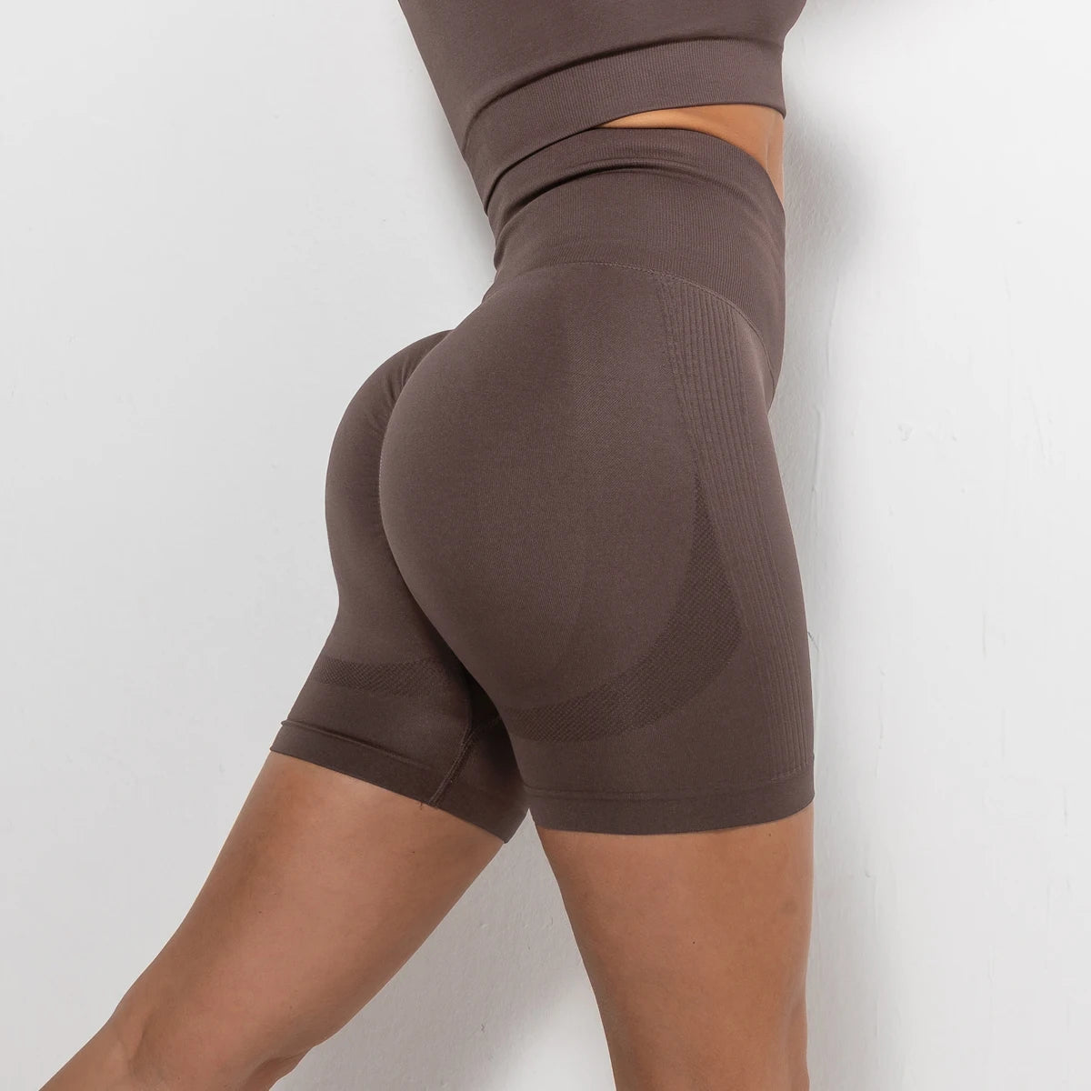 Women's Seamless High-Waist Comfort Shorts