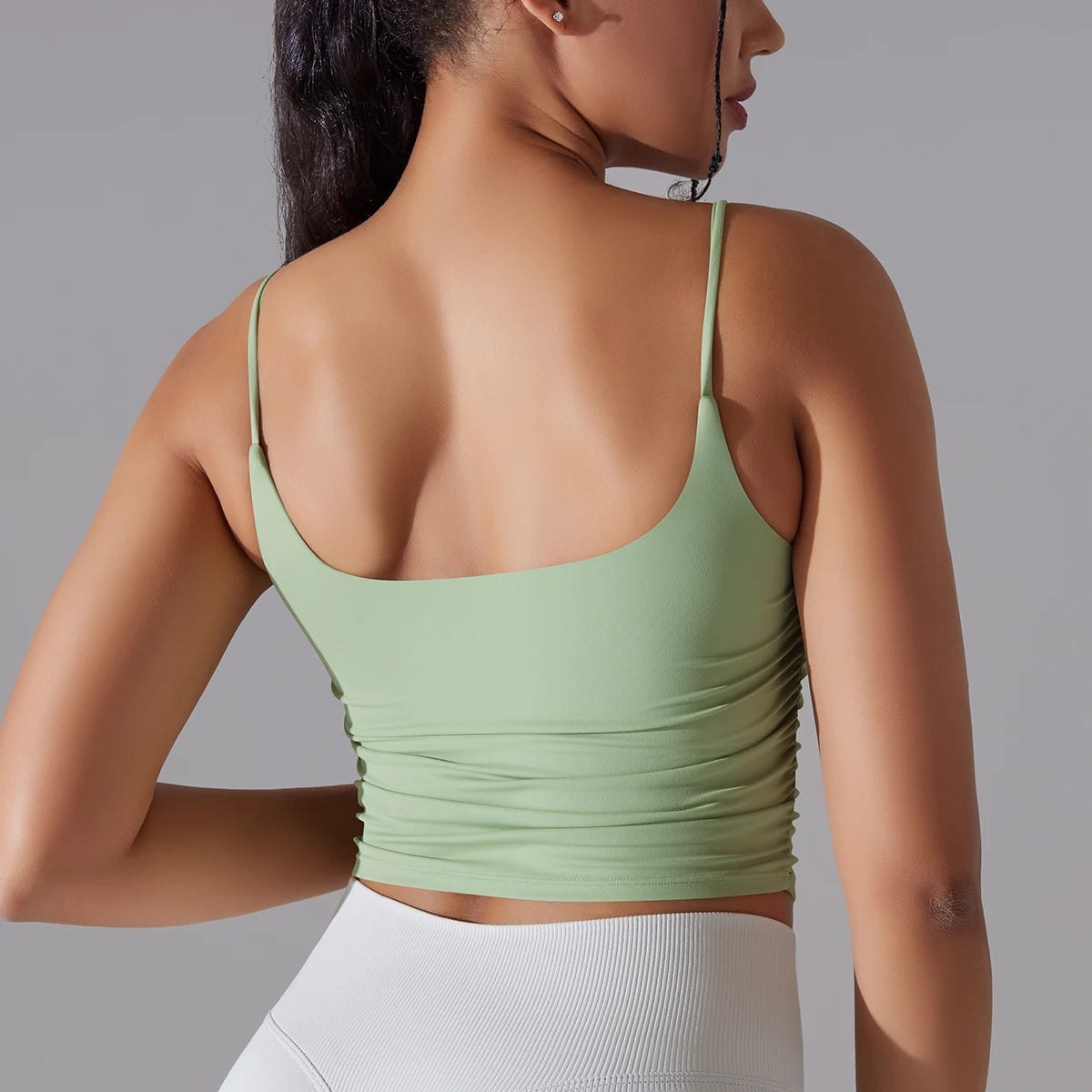 Women's Seamless Cropped Support Bra