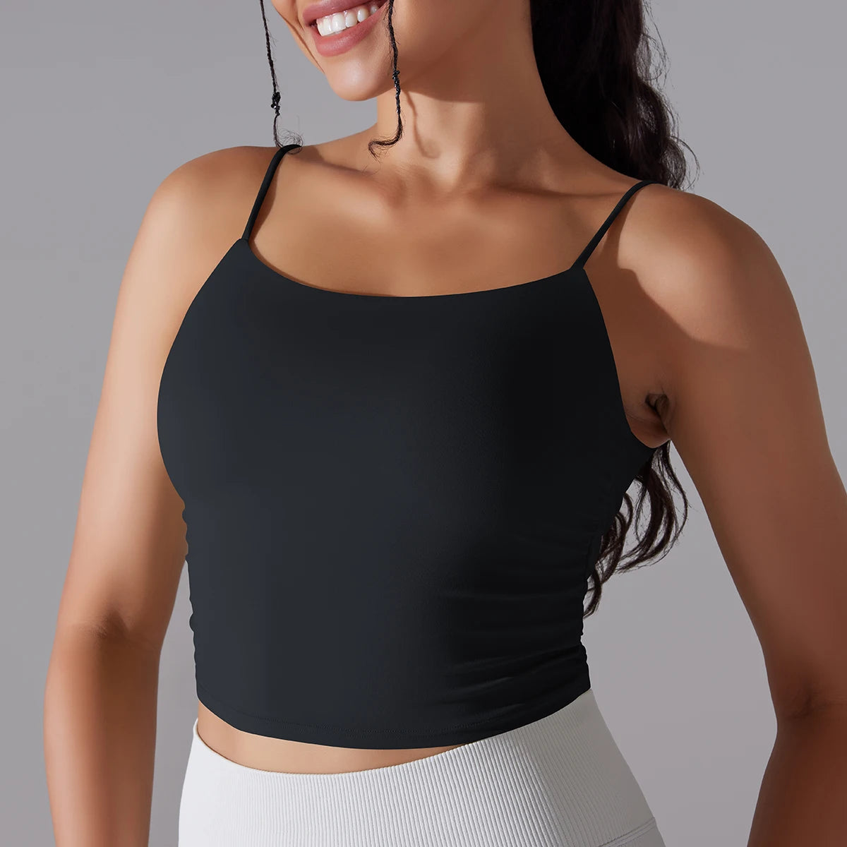 Women's Seamless Cropped Support Bra