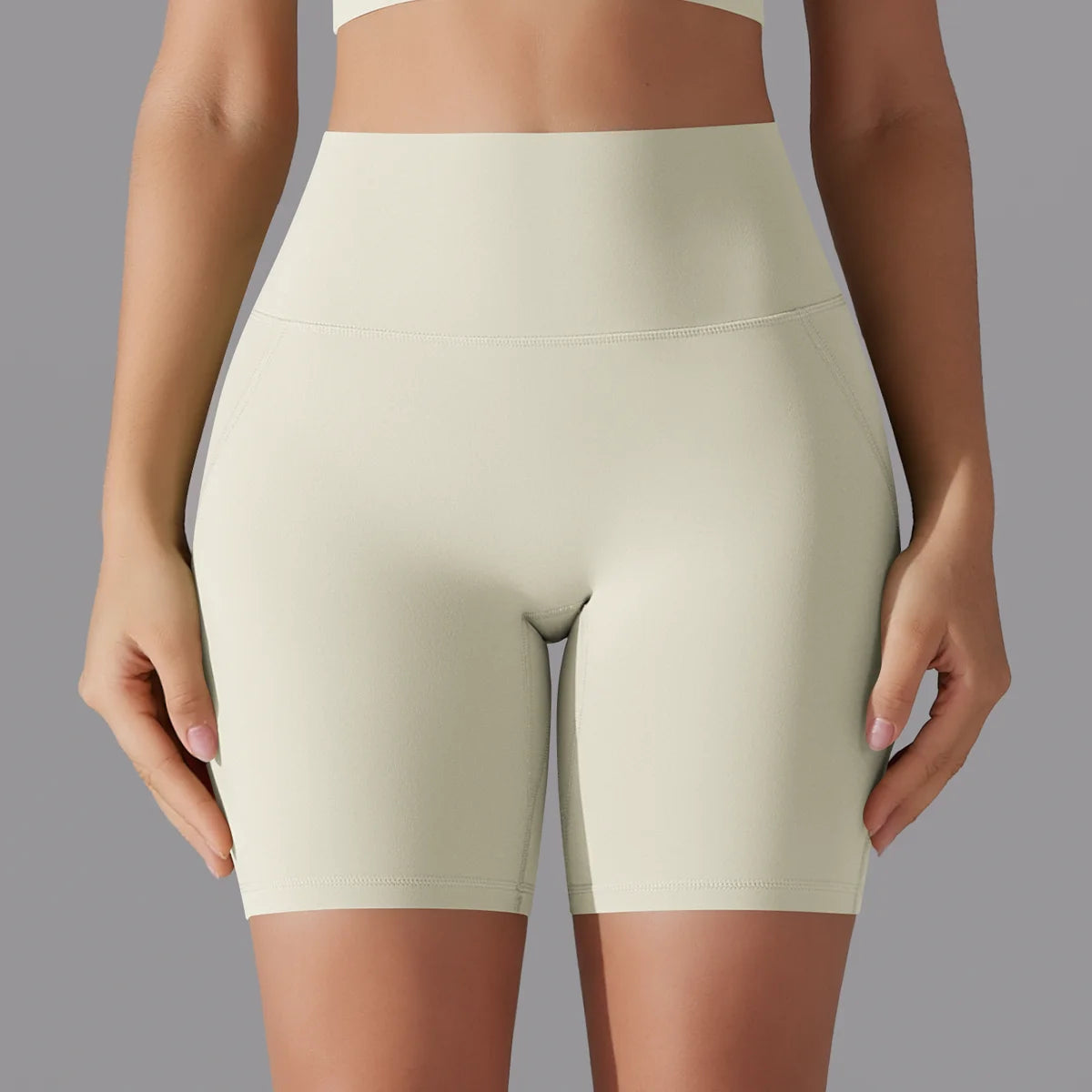 High-Waist Breathable Legging Shorts for Women