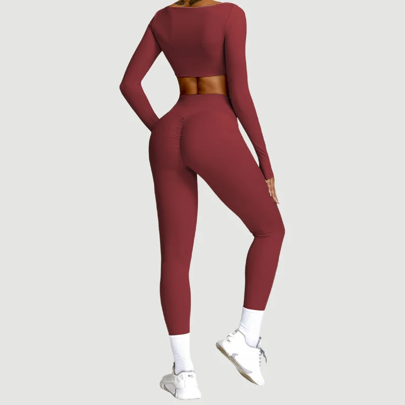 Women's Quick-Dry Long Sleeve & Leggings Set