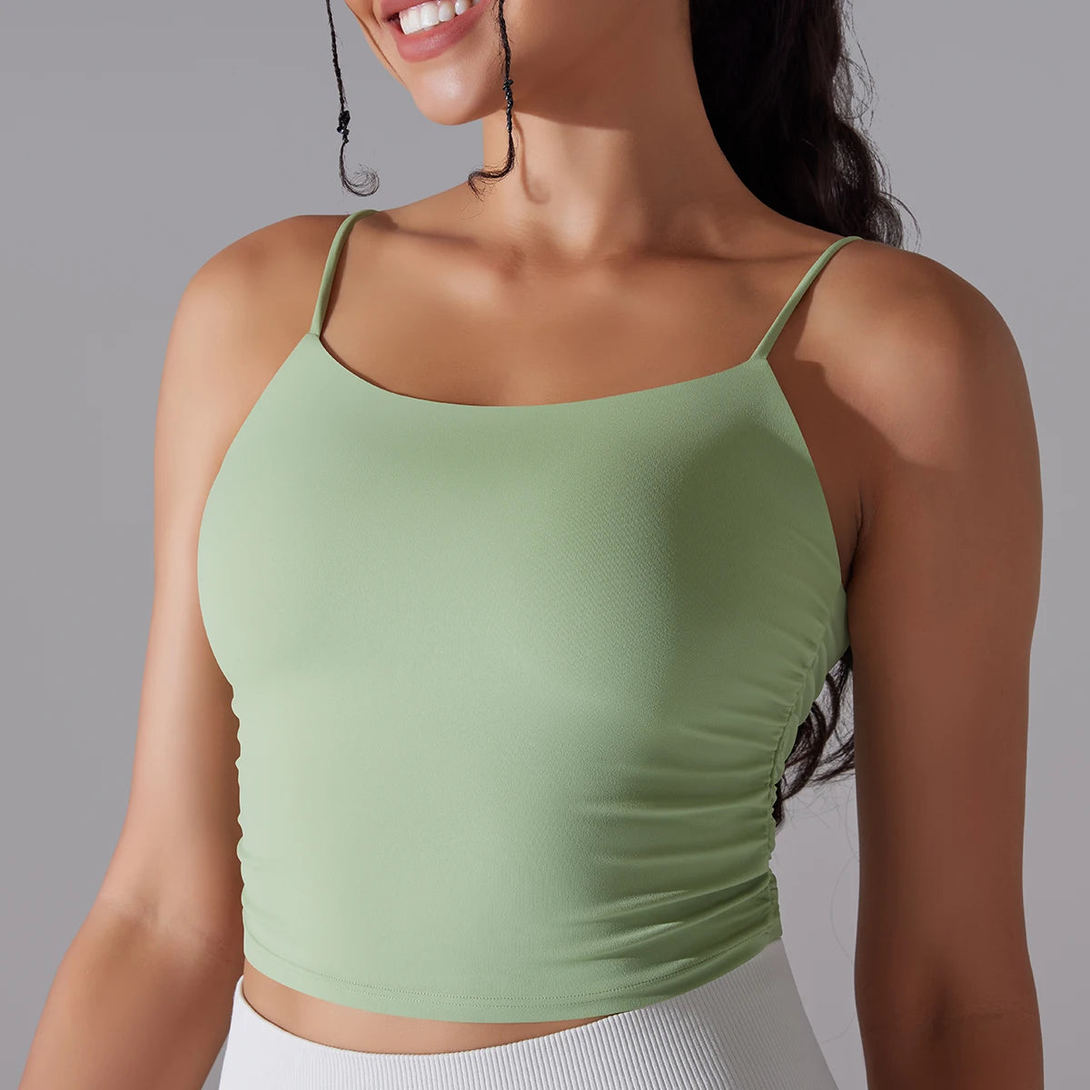 Women's Seamless Cropped Support Bra