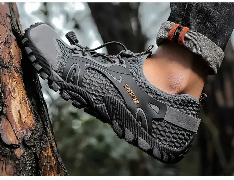 Men’s Outdoor Hiking Shoes – Anti-Slip Trekking Sneakers