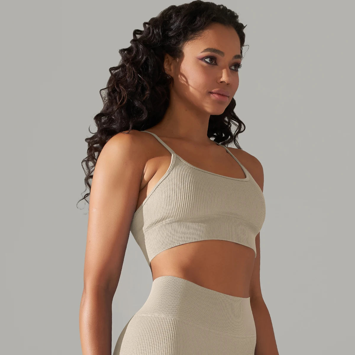 Seamless Supportive Bra with Adjustable Straps