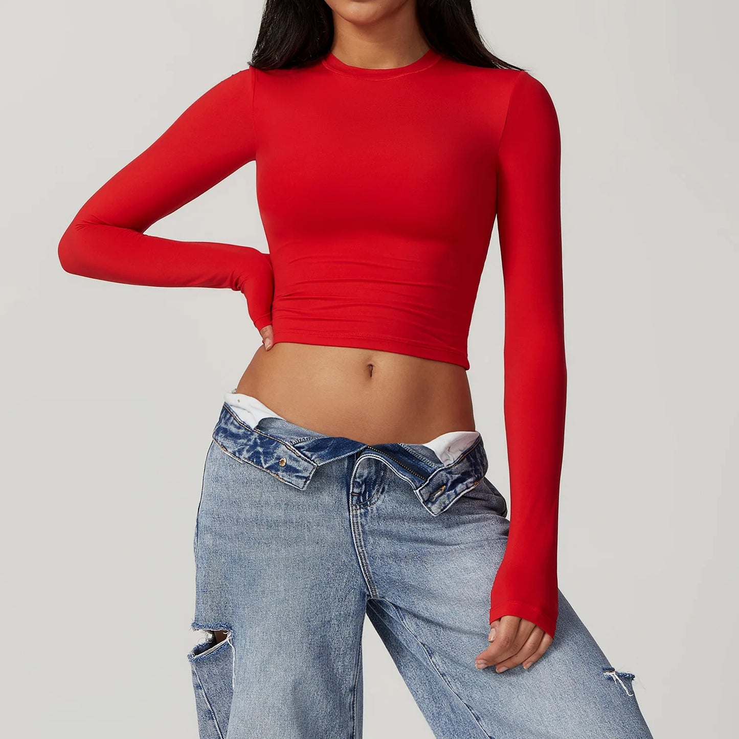 Women's Loose Fit Crop Top – Lightweight & Breathable