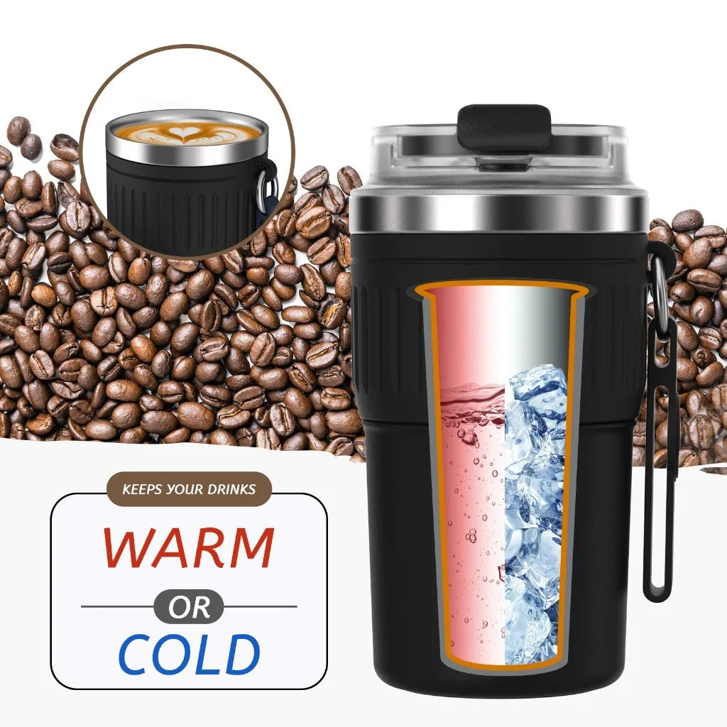 Stainless Steel Travel Thermos Mug Leak-Proof (400ml)