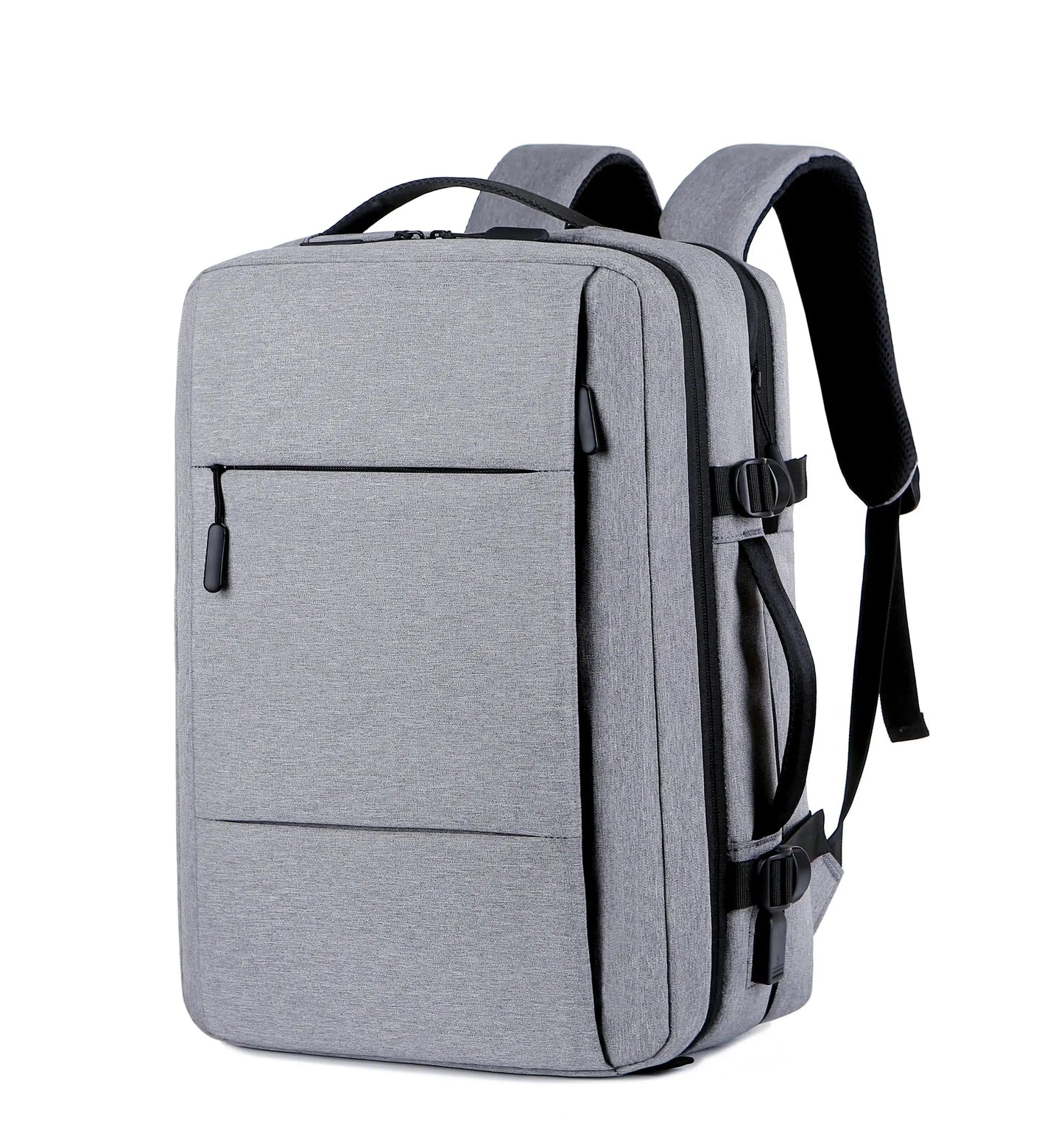 Expandable Waterproof Travel Backpack with USB Port