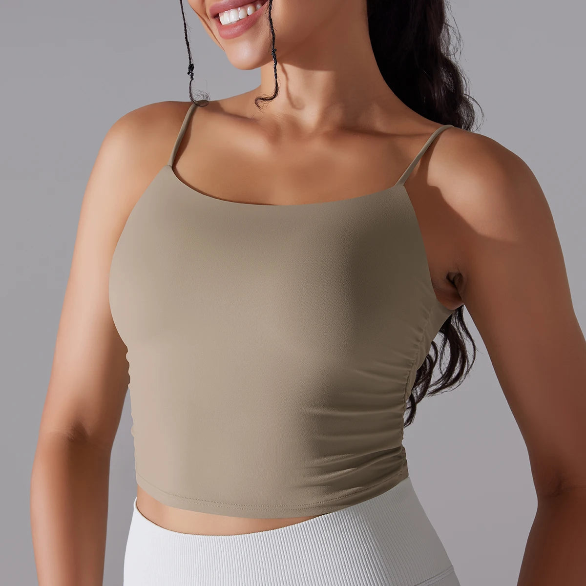 Women's Seamless Cropped Support Bra