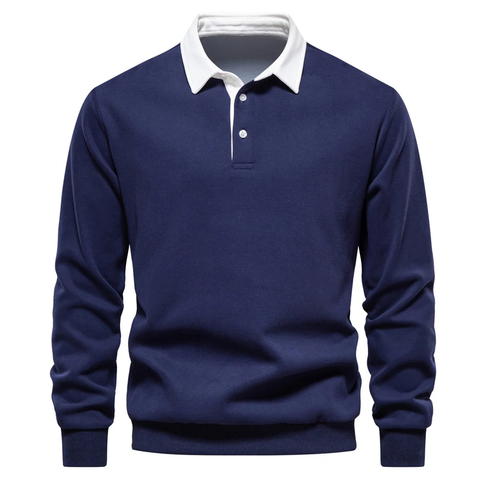 Men’s Polo Neck Sweatshirt