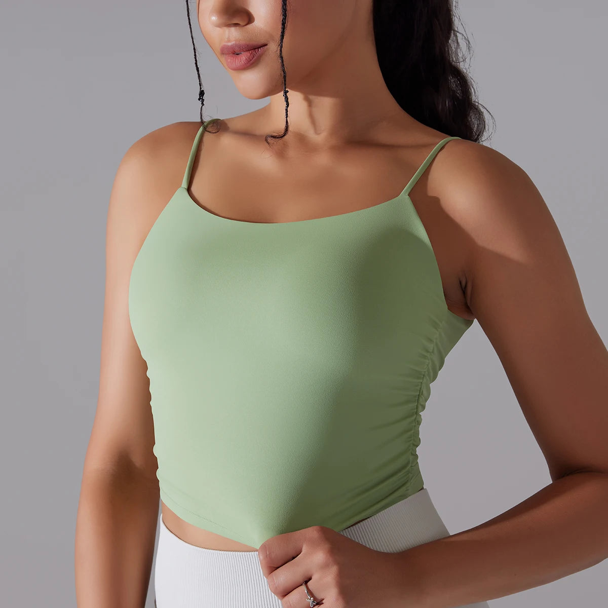 Women's Seamless Cropped Support Bra