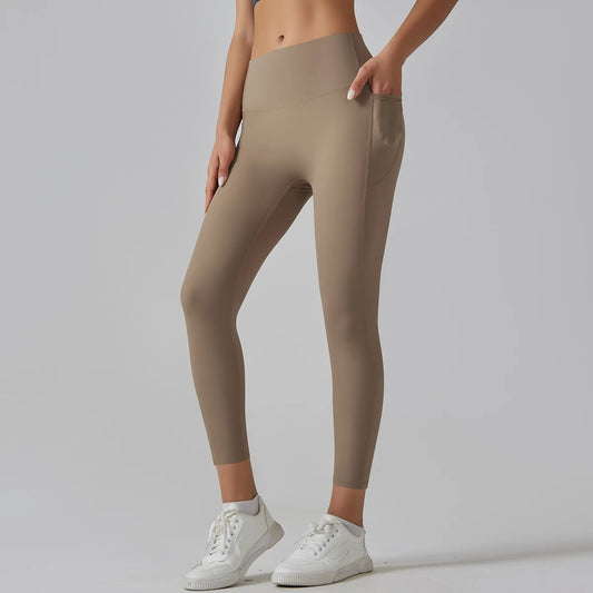 High-Waist Leggings with Pockets