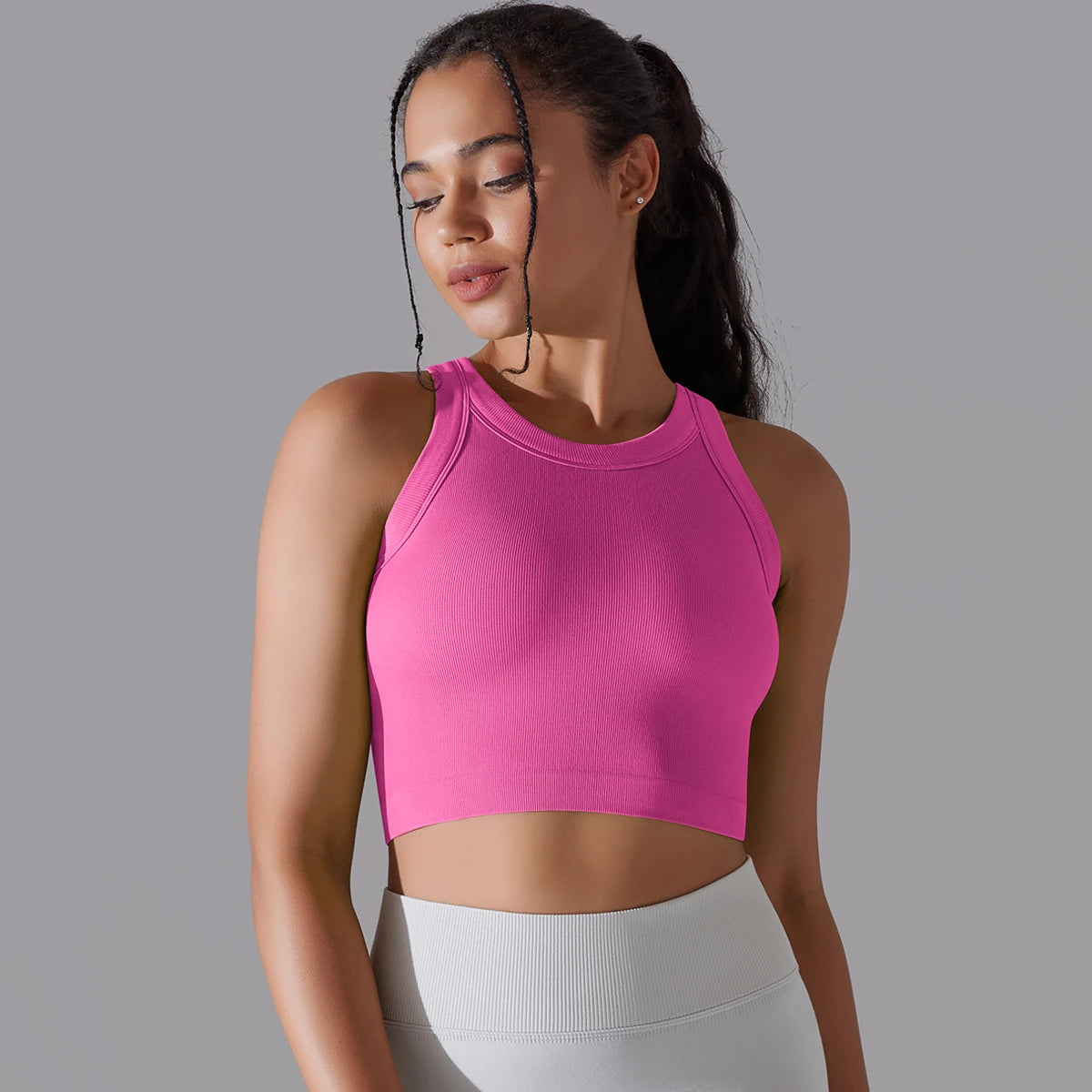 Seamless Padded Crop Top