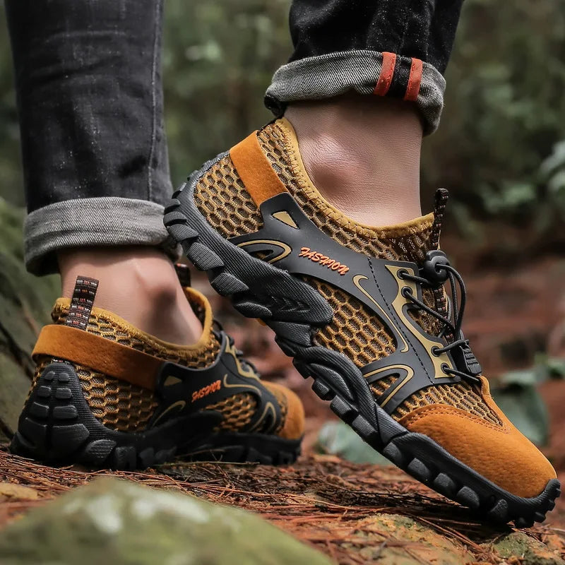 Men’s Outdoor Hiking Shoes – Anti-Slip Trekking Sneakers