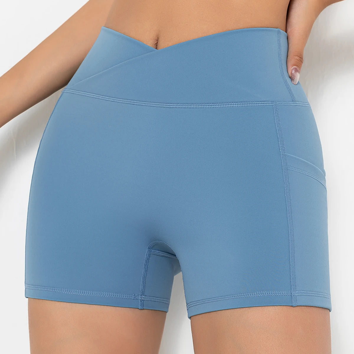 High-Waist Seamless Shorts with Tummy Control