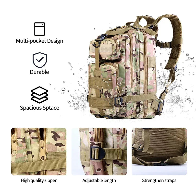 Large Capacity Nylon Travel Bag for Outdoor Adventures