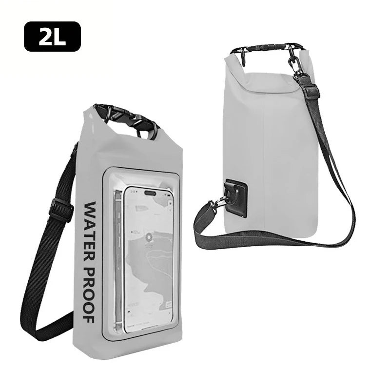 Waterproof Dry Bag with Touchscreen Phone Pocket