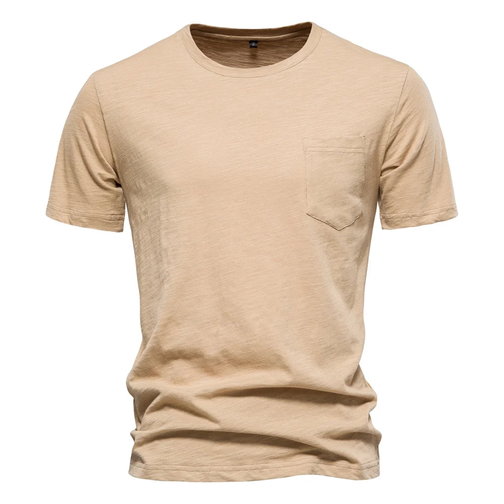 Men's 100% Cotton Performance T-Shirt – Short Sleeve Adventure Wear