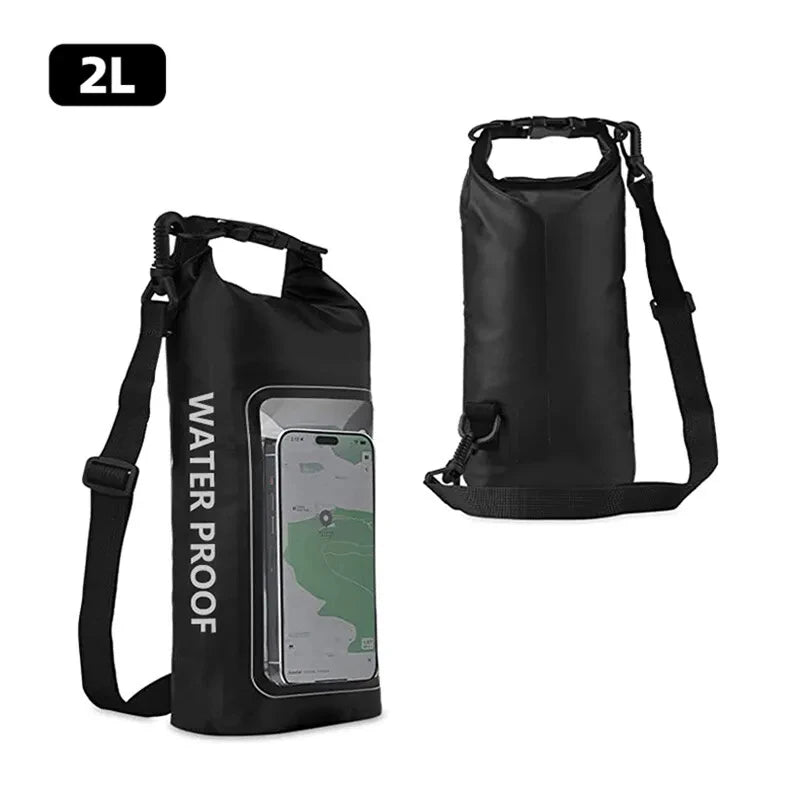 Waterproof Dry Bag with Touchscreen Phone Pocket