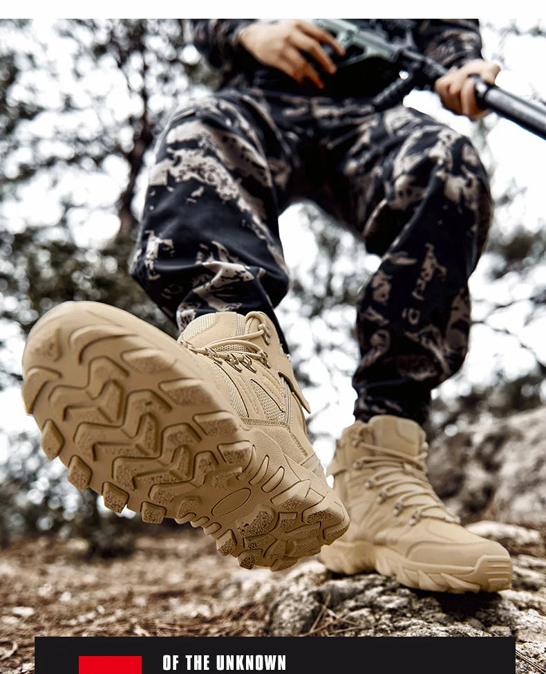 Men’s Tactical Combat Boots – Durable Hiking & Hunting Shoes