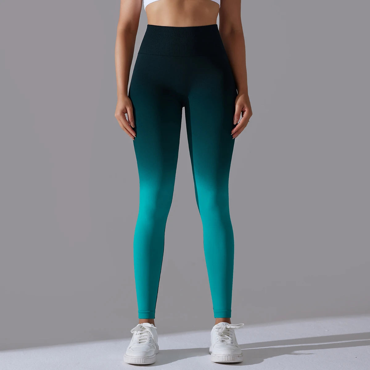 High-Waist Seamless Stretch Leggings