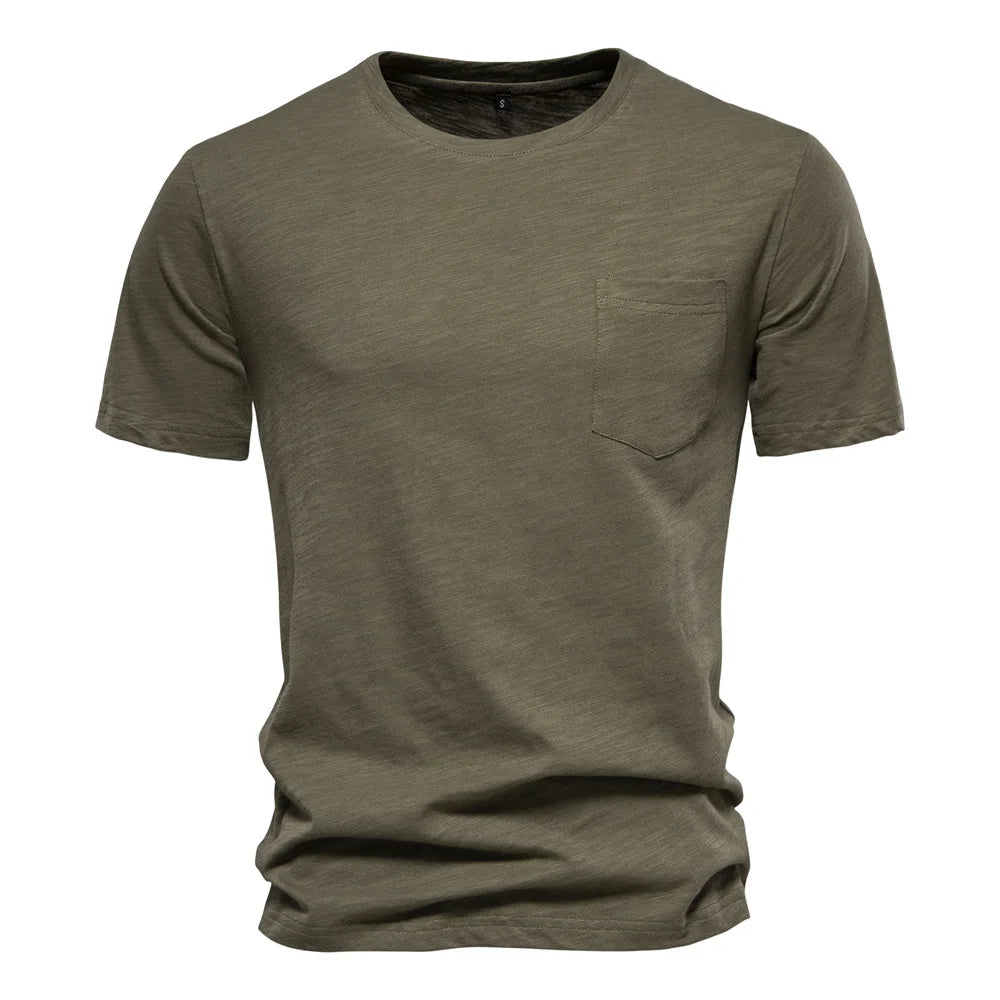 Men's 100% Cotton Performance T-Shirt – Short Sleeve Adventure Wear