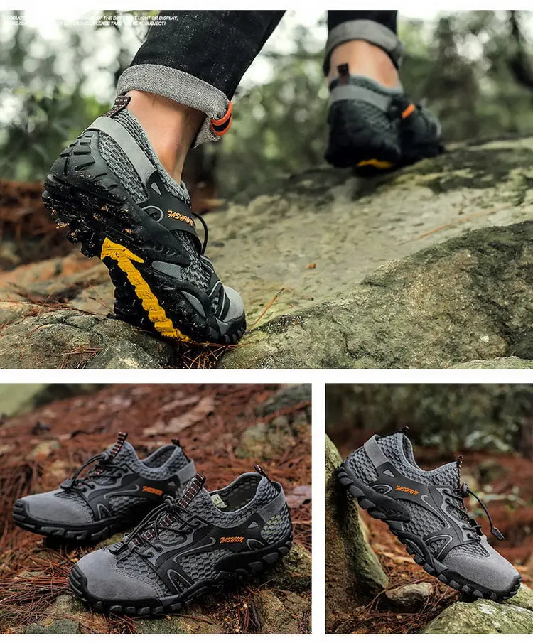 Men’s Outdoor Hiking Shoes – Anti-Slip Trekking Sneakers