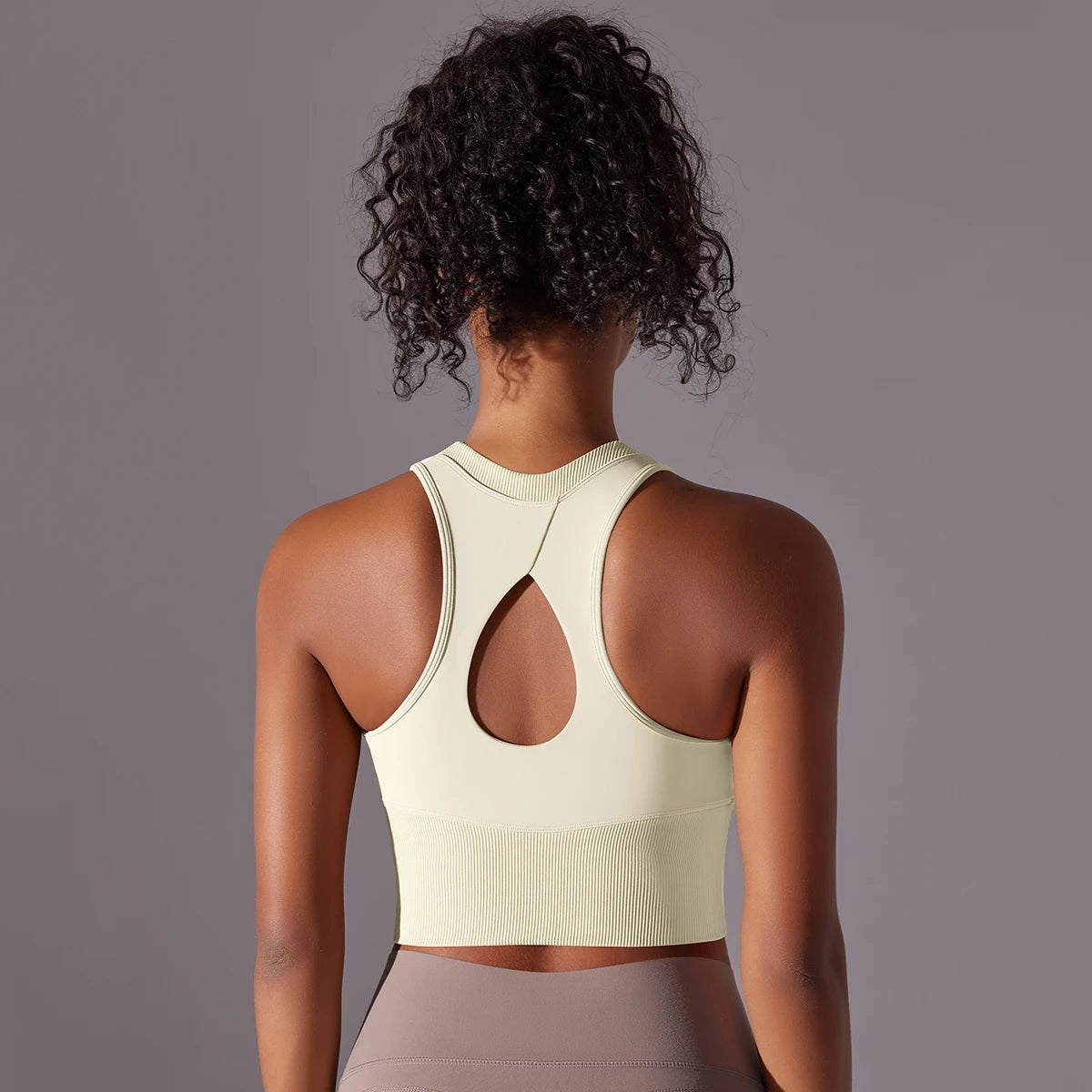 Second-Skin Sports Bra Tank Top