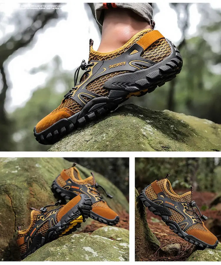 Men’s Outdoor Hiking Shoes – Anti-Slip Trekking Sneakers