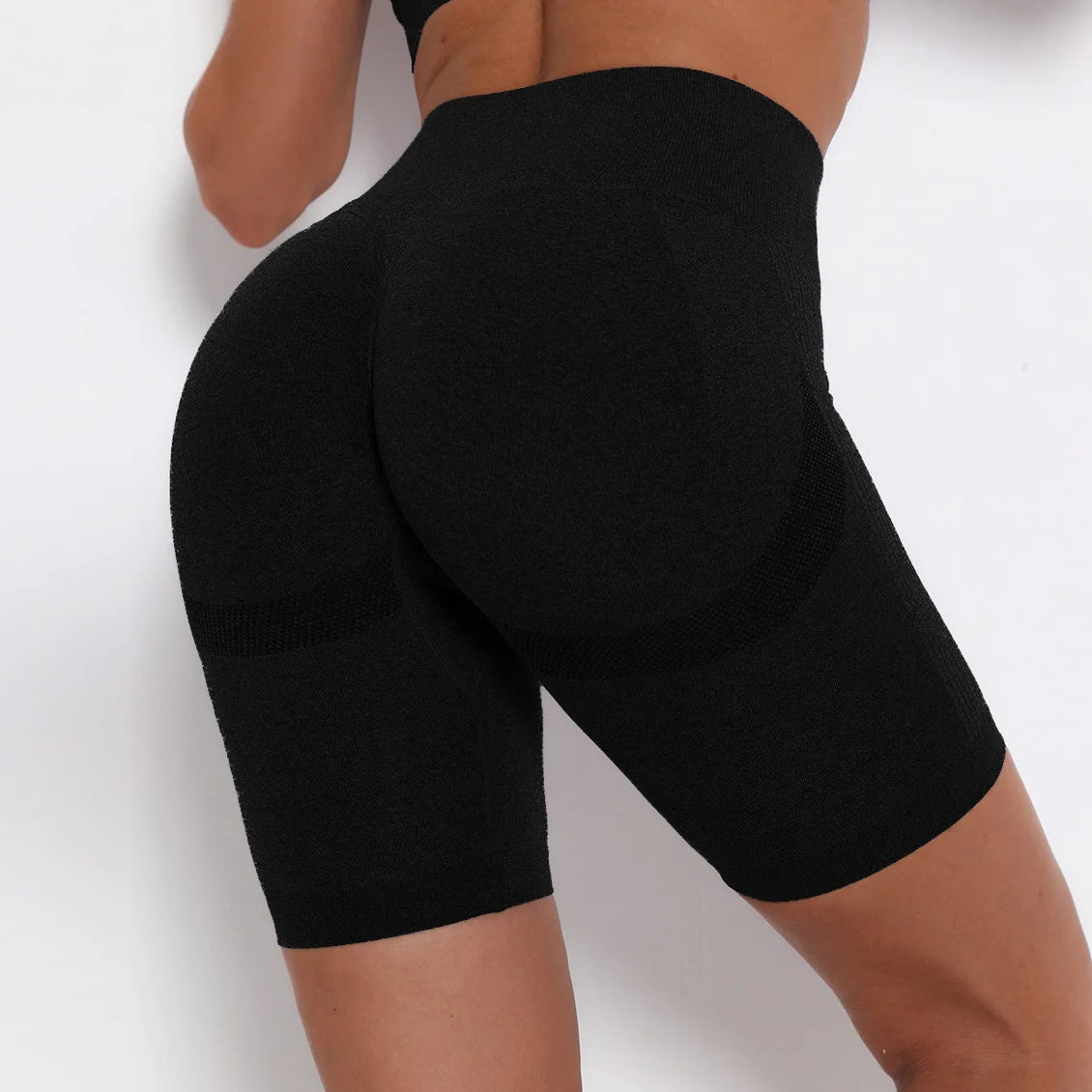 Seamless High-Waist Booty Shorts